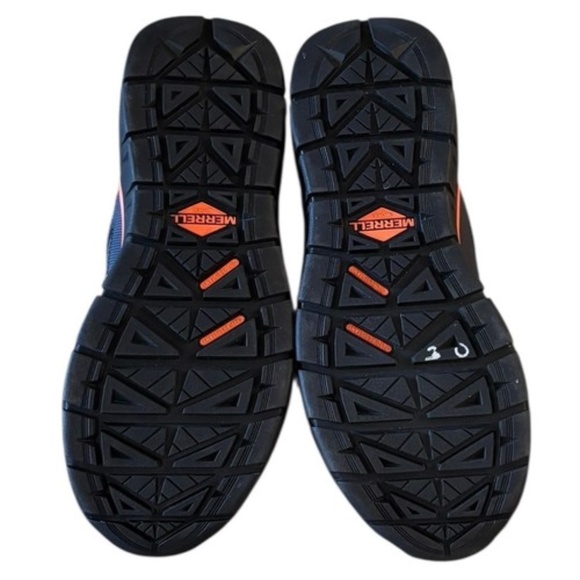 Merrell Mens Fullbench Speed Carbon Fiber Safety Toe Work Shoes Size 6 Brown - Picture 7 of 9